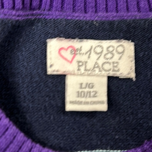 Cute Girls 1989 place short sleeve multi-striped  sweater dress, LG (10/12) - Picture 2 of 8